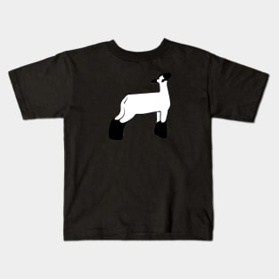 Market Wether Lamb Silhouette 1 - NOT FOR RESALE WITHOUT PERMISSION Kids T-Shirt